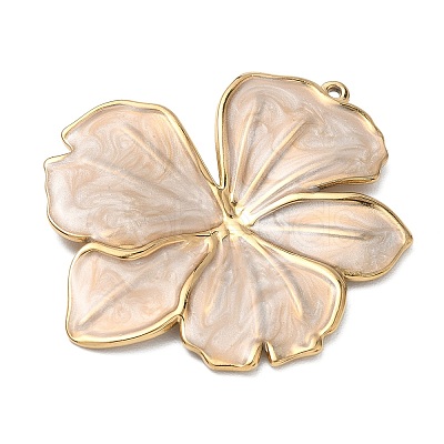 304 Stainless Steel Enamel Big Pendants STAS-Z200-01G-02-1