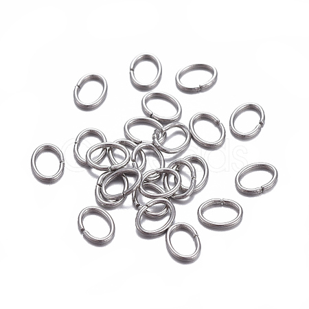 Tarnish Resistant 304 Stainless Steel Open Jump Rings STAS-F221-40P-G-1