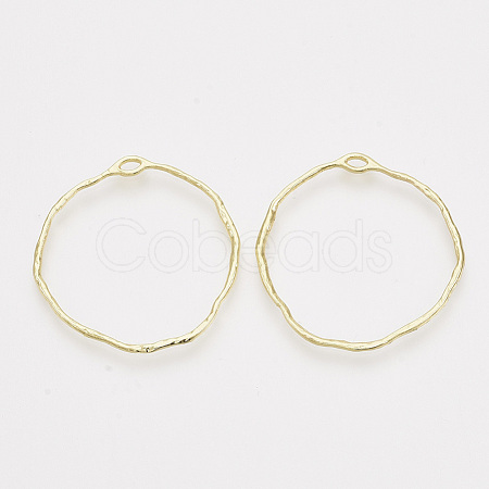 Alloy Open Back Bezel Pendants PALLOY-S121-82A-1