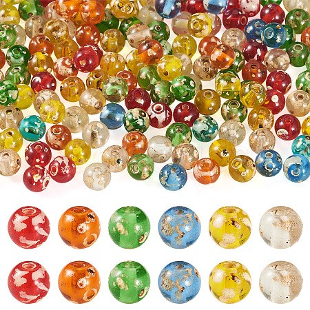 Picasso Baking Paint Glass Seed Beads SEED-TA0001-61C-1
