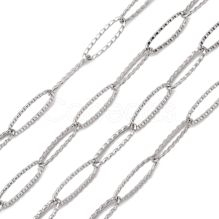 Tarnish Resistant 304 Stainless Steel Cable Chains CHS-K001-70-1