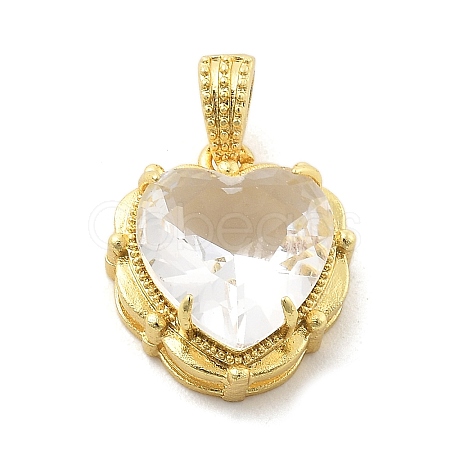 Brass Glass Charms KK-L228-02G-02-1