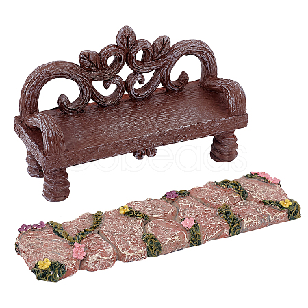 Resin Mini Chairs AJEW-WH0258-181-1