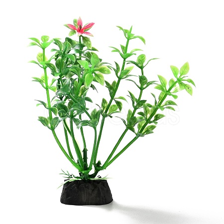 Plastic Artificial Aquatic Plants Decor DJEW-G025-13-1