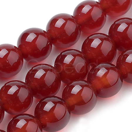 Natural Carnelian Beads Strands X-G-S259-32-6mm-1