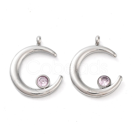304 Stainless Steel Pendants STAS-L022-380G-02-1