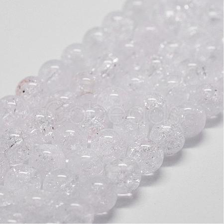 Natural Crackle Quartz Beads Strands G-D840-01-14mm-1