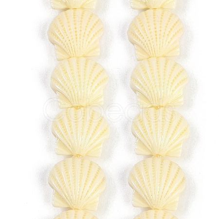Synthetic Coral Dyed Carved Beads Strands CORA-K009-05B-01-1