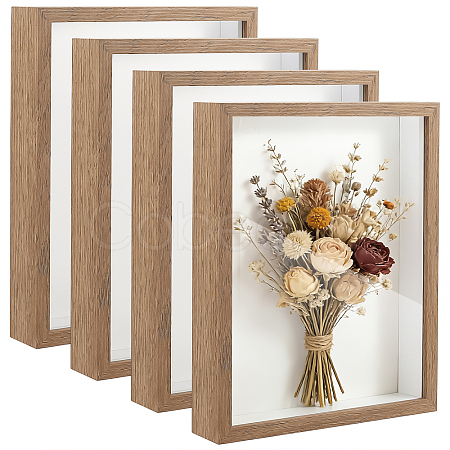 MDF Composite Wood Photo Frame Stand for Dried Flower LS-DJEW-WH0028-057B-1