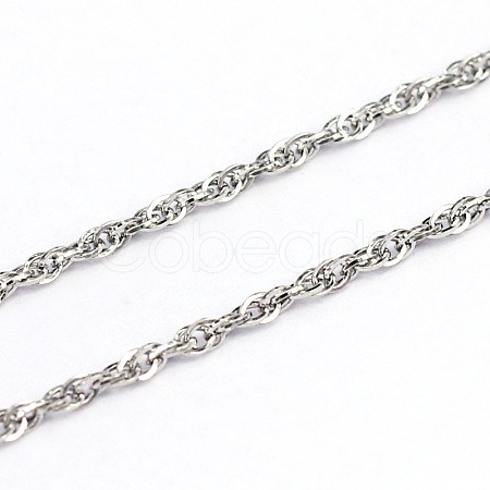 Tarnish Resistant 304 Stainless Steel Singapore Chains CHS-O005-39C-1