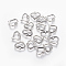 Tarnish Resistant 201 Stainless Steel Open Heart Charms, Hollow, Stainless Steel Color, 10.5x11x1.5mm, Hole: 1.5mm