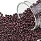 TOHO Round Seed Beads, Japanese Seed Beads, (222F) Frosted Dark Bronze, 11/0, 2.2mm, Hole: 0.8mm, about 5555pcs/50g