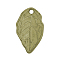 Alloy Pendants, Cadmium Free & Nickel Free & Lead Free, Leaf, Antique Bronze, 16x9x2mm, Hole: 2mm