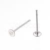 Tarnish Resistant 304 Stainless Steel Stud Earring Findings STAS-D448-088P-3mm-2