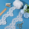 3 Yards Polyester Lace Ribbons SRIB-GF0001-59-4