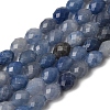 Natural Blue Aventurine Beads Strands G-K376-F13-01-2