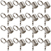 60Pcs Stainless Steel Spring Bead Clamps for Beading Jewelry Making FIND-SC0009-64-1