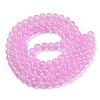 Baking Paint Imitation Jade Glass Round Bead Strands X1-DGLA-Q021-8mm-57A-2