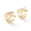 Brass Cuff Rings RJEW-L097-06K-1
