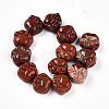 Natural Red Jasper Beads Strands G-M108-A12-01-2