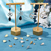 80Pcs 2 Colors 201 Stainless Steel Stud Earring Findings STAS-BBC0002-25-4