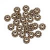 Gear Tibetan Style Alloy Spacer Beads MAB145-NF-3