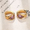 304 Stainless Steel Hoop Earrings EJEW-P309-03G-5