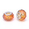 Handmade Glass European Beads GPDL25Y-44-2