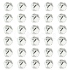 Polyhedron Alloy Finding Beads FIND-YW0004-25S-1