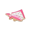 West Cowboy Theme Golden Plated Alloy Enamel Pendants FIND-B036-02F-2