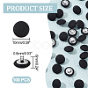 100Pcs 1-Hole Aluminum Buttons DIY-NB0007-77C-2