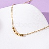 304 Stainless Steel Round Ball Beads Pendant Necklaces for Women NJEW-K255-50G-3