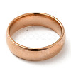 Ion Plating(IP) 304 Stainless Steel Flat Plain Band Rings STAS-I160-A-18mm-RG-2