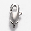 Tarnish Resistant 316 Surgical Stainless Steel Lobster Claw Clasps STAS-Z013-01B-1