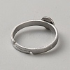 Adjustable 304 Stainless Steel Finger Rings Components STAS-WH0048-47P-2