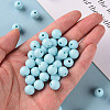 Opaque Acrylic Beads X-MACR-S370-C10mm-A07-5