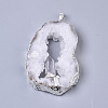 Natural Druzy Agate Big Pendants G-R458-05B-3