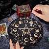 DIY Star Pattern Pendulum Board Dowsing Divination Making Kit DIY-CN0002-36-3