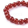 Natural Carnelian Beads Stretch Bracelets BJEW-F380-01-C10-2