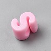 Acrylic European Beads OACR-WH0050-09S-2