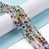 Transparent Glass Bead Strands GLAA-H018-03-4