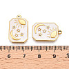 Ion Plating(IP) 304 Stainless Steel Pendants STAS-N107-06A-G-3