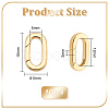 10Pcs Brass Spring Gate Rings KK-PH0005-23-2