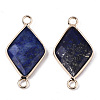 Natural Lapis Lazuli Links Connectors G-S359-107C-2