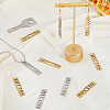 24Pcs 2 Styles 304 Stainless Steel Pendants STAS-HS0001-86-3