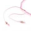 Adjustable Nylon Cord Braided Bead Bracelets BJEW-JB06024-01-3