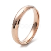 Ion Plating(IP) 304 Stainless Steel Flat Plain Band Rings STAS-I160-C-22mm-RG-1
