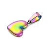 Ion Plating(IP) 304 Stainless Steel Charms STAS-I127-068M-2