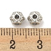 Brass Micro Pave Clear Cubic Zirconia Beads KK-P275-29P-2
