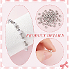 60Pcs 304 Stainless Steel Beads STAS-UN0061-04-4